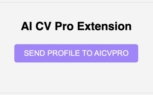 AI CV Pro  from Chrome web store to be run with OffiDocs Chromium online