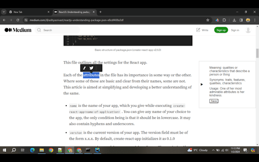 Ai Dict  from Chrome web store to be run with OffiDocs Chromium online