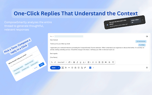 AI Email Assistant Smart Replies  Email Generator  from Chrome web store to be run with OffiDocs Chromium online