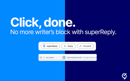 AI Email Response Generator superReply  from Chrome web store to be run with OffiDocs Chromium online