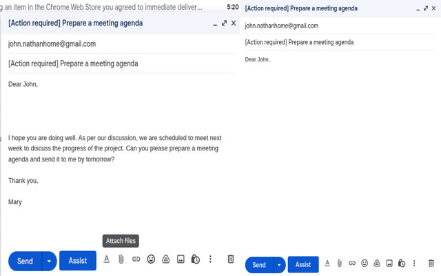 AI Email writer  from Chrome web store to be run with OffiDocs Chromium online