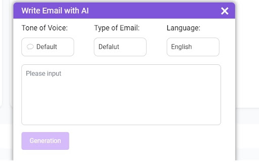AI Email Writer Aimailhub  from Chrome web store to be run with OffiDocs Chromium online