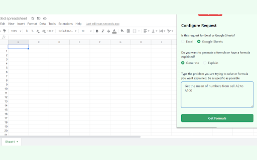 AI Excel Bot : ChatGPT Excel Assistant  from Chrome web store to be run with OffiDocs Chromium online