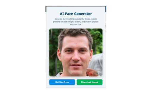 AI Face Generator  from Chrome web store to be run with OffiDocs Chromium online