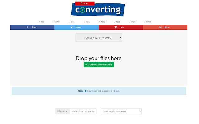 AIFF to WAV Converter  from Chrome web store to be run with OffiDocs Chromium online
