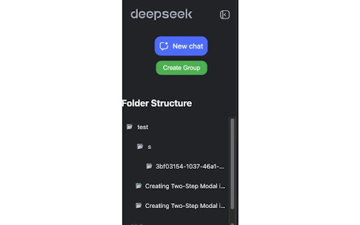 AI Folders  from Chrome web store to be run with OffiDocs Chromium online