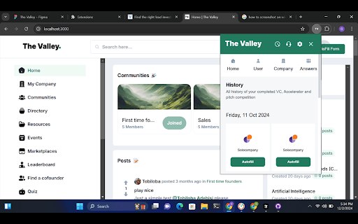 AI Fundraising Copilot Autofill Agent  from Chrome web store to be run with OffiDocs Chromium online