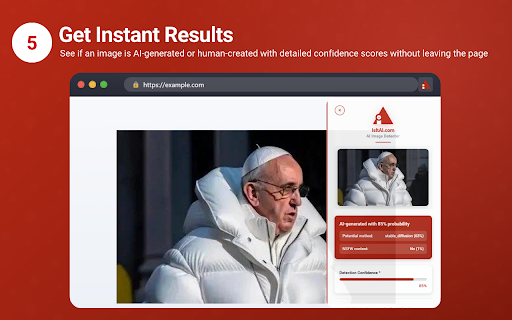 AI Image Detector by IsItAI.com  from Chrome web store to be run with OffiDocs Chromium online