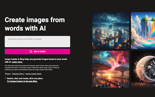 AI Image Generator Text Generate Image  from Chrome web store to be run with OffiDocs Chromium online