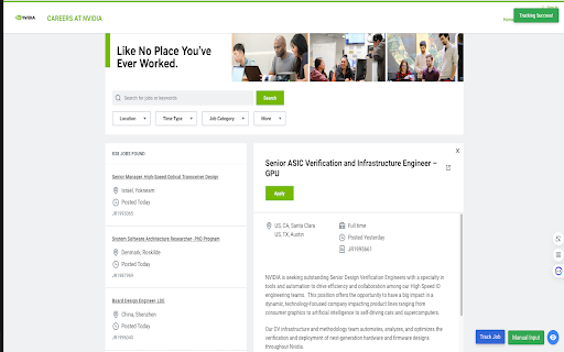 AI Job Tracker  from Chrome web store to be run with OffiDocs Chromium online