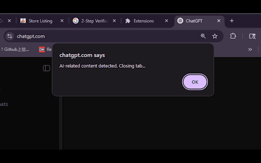 AI Keyword Blocker  from Chrome web store to be run with OffiDocs Chromium online