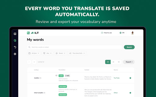 AI Language Translator  from Chrome web store to be run with OffiDocs Chromium online