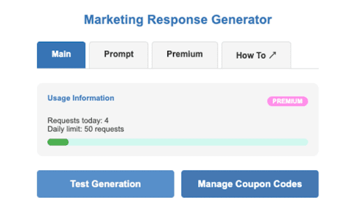 AI Marketing Helper  from Chrome web store to be run with OffiDocs Chromium online