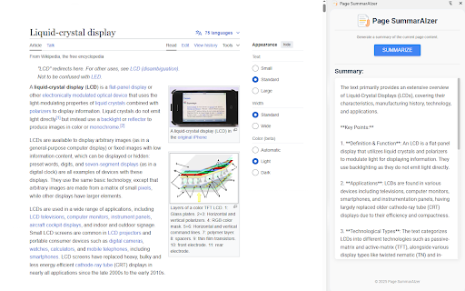 AI Page  Youtube Summaries using ChatGPT  from Chrome web store to be run with OffiDocs Chromium online