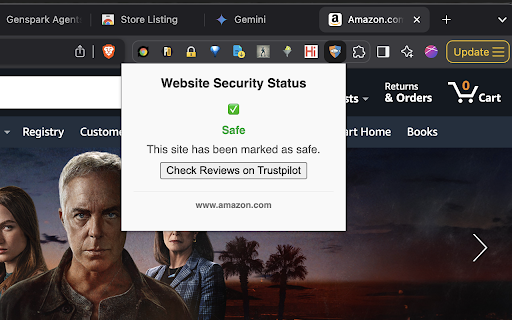 AI Phishing Guard  from Chrome web store to be run with OffiDocs Chromium online
