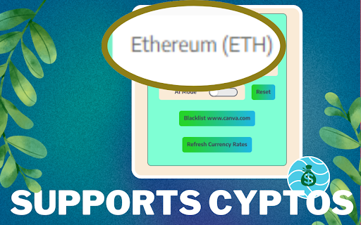 AI powered Currency  Crypto Converter  from Chrome web store to be run with OffiDocs Chromium online
