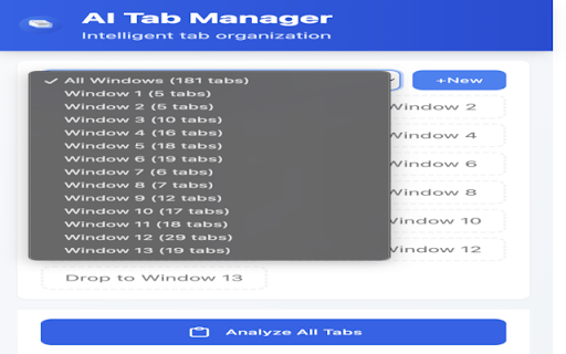 AI Powered Tab Manager Organizer from Chrome web store to be run with OffiDocs Chromium online AI Powered Tab Manager Organizer from Chrome web store to be run with OffiDocs Chromium online