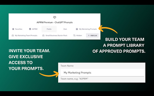AIPRM for ChatGPT  from Chrome web store to be run with OffiDocs Chromium online