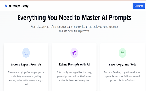 AI Prompt Library  from Chrome web store to be run with OffiDocs Chromium online