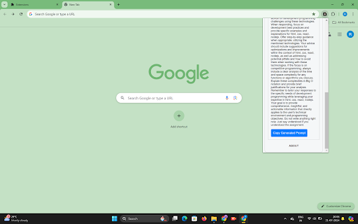 AI Prompt Master  from Chrome web store to be run with OffiDocs Chromium online