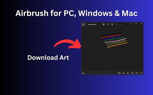 Airbrush for PC, Windows  Mac Free Download  from Chrome web store to be run with OffiDocs Chromium online
