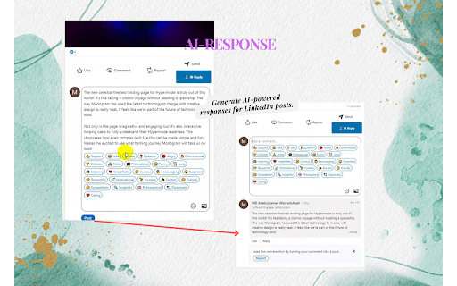AIResponse Ai Response Generator Free For LinkedIn Reply (No Signup)  from Chrome web store to be run with OffiDocs Chromium online