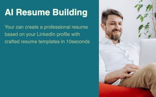 AI Resume Builder for LinkedIn™ LinkedRadar  from Chrome web store to be run with OffiDocs Chromium online