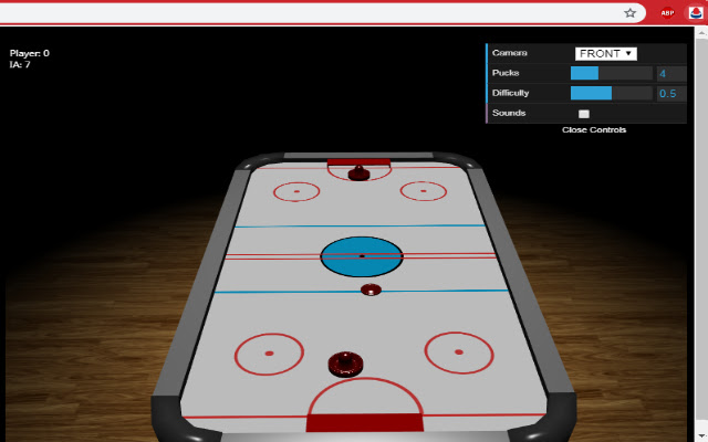 Air Hockey  from Chrome web store to be run with OffiDocs Chromium online