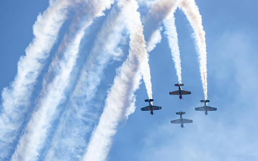 Airplane demonstration  from Chrome web store to be run with OffiDocs Chromium online