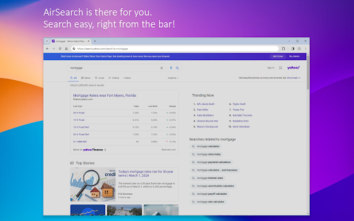 AirSearch  from Chrome web store to be run with OffiDocs Chromium online