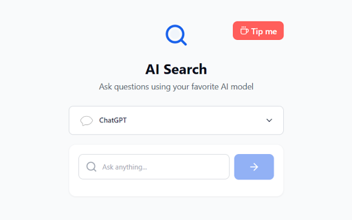 AI Search  from Chrome web store to be run with OffiDocs Chromium online