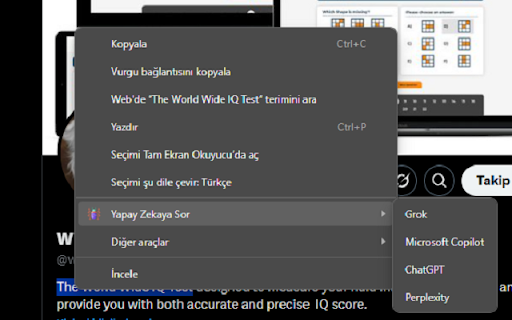 AI Search Extension  from Chrome web store to be run with OffiDocs Chromium online