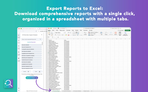 AI Search Impact Analysis  from Chrome web store to be run with OffiDocs Chromium online
