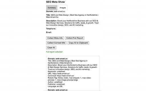 Ai SEO Meta Show  from Chrome web store to be run with OffiDocs Chromium online