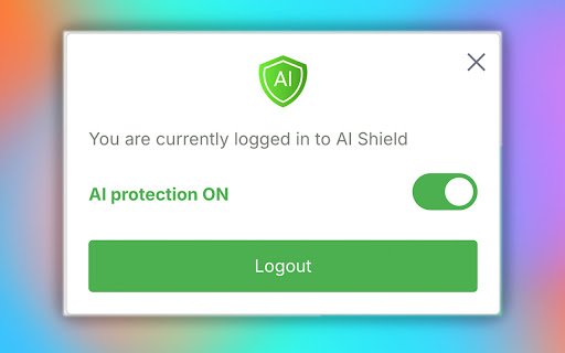 AI Shield  from Chrome web store to be run with OffiDocs Chromium online