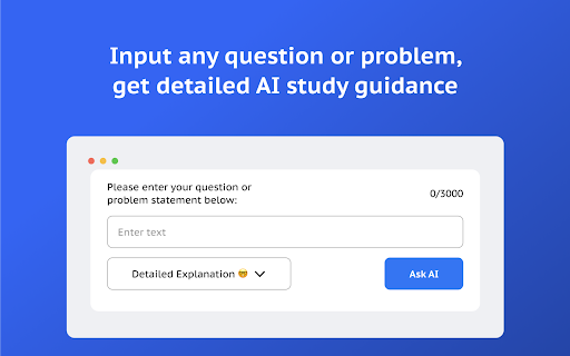 AI Study Helper  from Chrome web store to be run with OffiDocs Chromium online