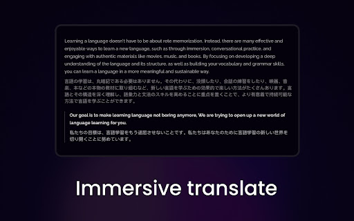 AI Subtitles  Immersive Translate Trancy  from Chrome web store to be run with OffiDocs Chromium online