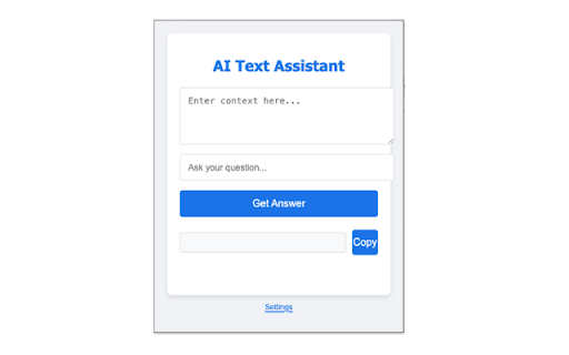 AI Text Assistant  from Chrome web store to be run with OffiDocs Chromium online