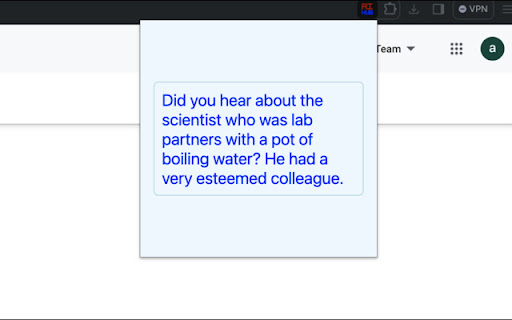 aiToolHub.tech Dad Jokes  from Chrome web store to be run with OffiDocs Chromium online