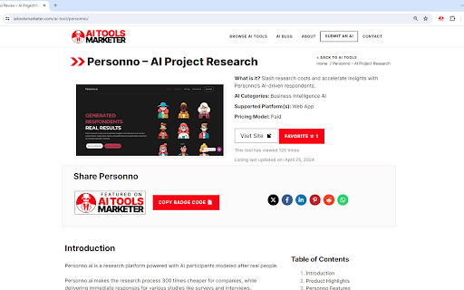 AI Tools Marketer Find Best AI tools  from Chrome web store to be run with OffiDocs Chromium online