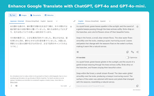 AI Translate Companion for Google  from Chrome web store to be run with OffiDocs Chromium online