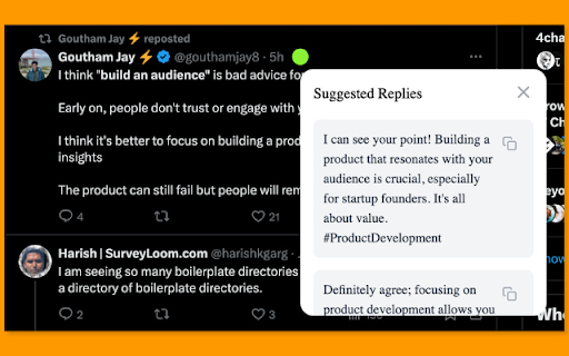 AI Tweet Mate  from Chrome web store to be run with OffiDocs Chromium online