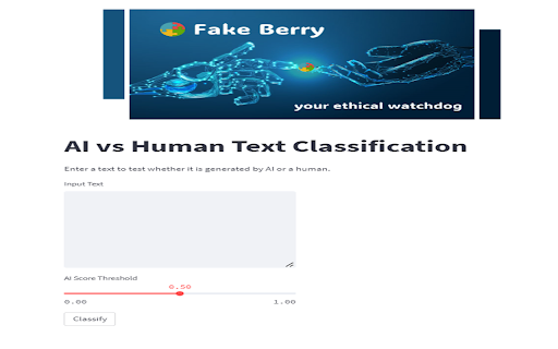 AI vs Human Text Classification from Chrome web store to be run with OffiDocs Chromium online AI vs Human Text Classification from Chrome web store to be run with OffiDocs Chromium online