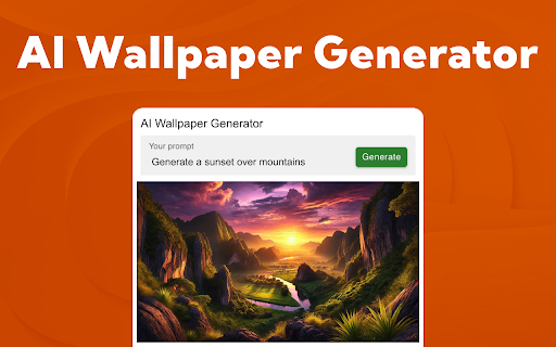 Ai Wallpaper Generator  from Chrome web store to be run with OffiDocs Chromium online