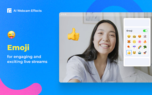 AI Webcam Effects + Recorder: Google Meet, Zoom, Discord  Other Meetings  from Chrome web store to be run with OffiDocs Chromium online