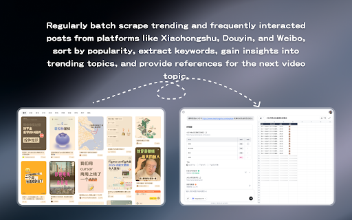 表答AI Web Scraping and Analysis Plugin  from Chrome web store to be run with OffiDocs Chromium online