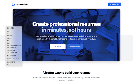 AI Website Navigation New Tab  from Chrome web store to be run with OffiDocs Chromium online