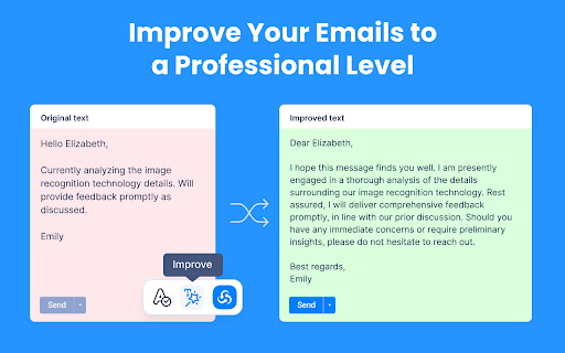 AI Writer and Grammar Checker Tool – AImReply  from Chrome web store to be run with OffiDocs Chromium online