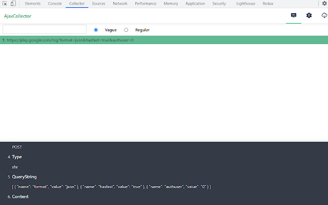 Ajax Collector  from Chrome web store to be run with OffiDocs Chromium online