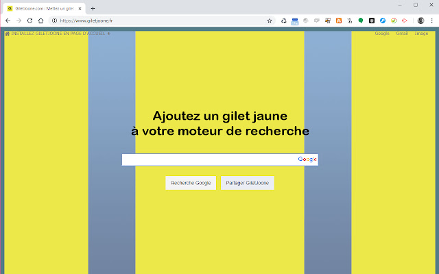 Ajoutez un gilet jaune à Google  from Chrome web store to be run with OffiDocs Chromium online